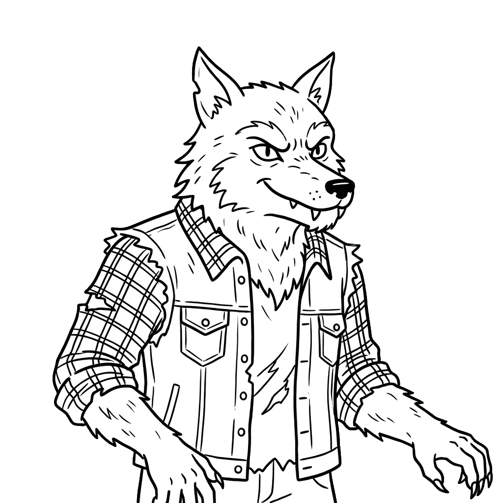 Werewolf role art